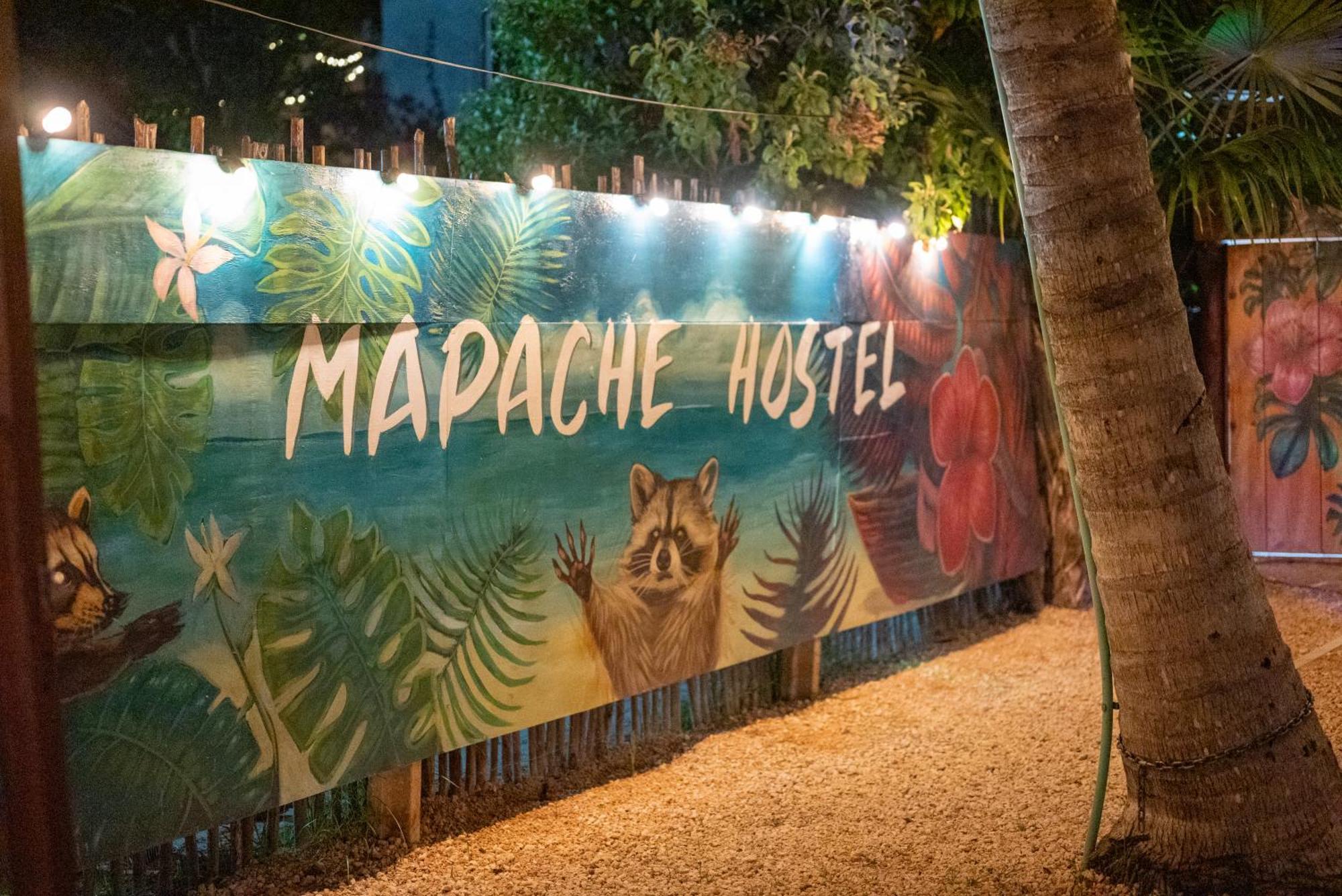 Mapache Hostel&Camping Isla Holbox Exterior foto