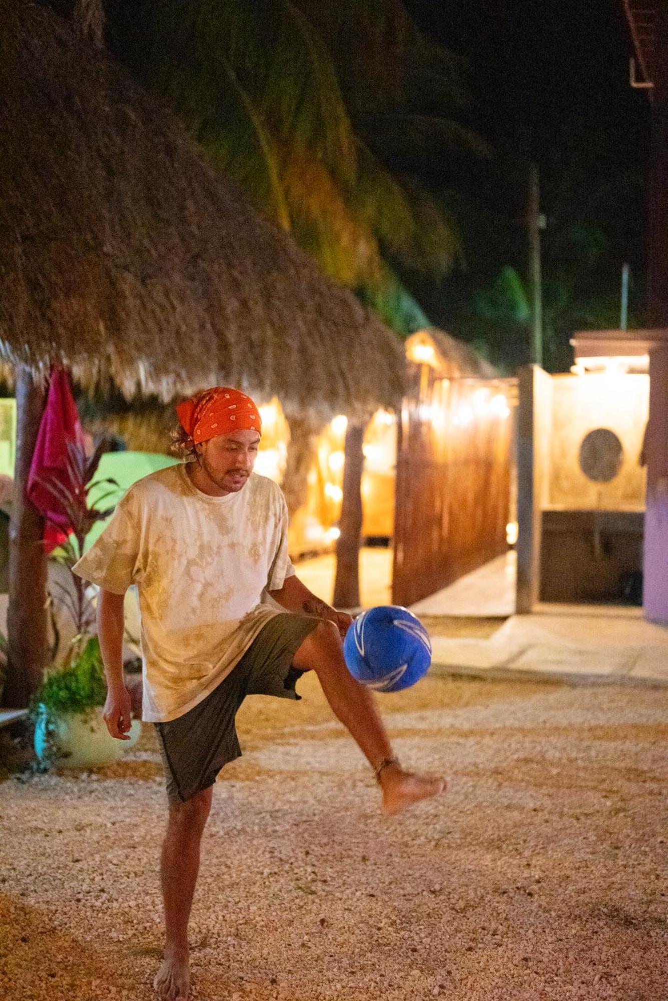 Mapache Hostel&Camping Isla Holbox Exterior foto