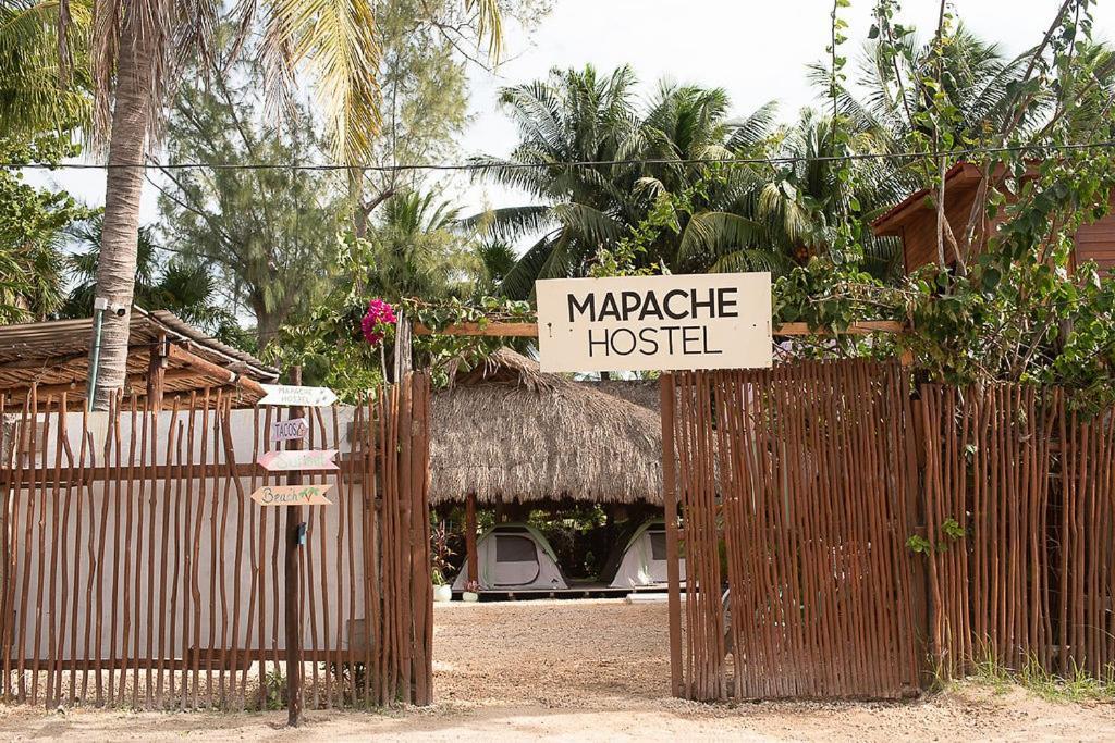 Mapache Hostel&Camping Isla Holbox Exterior foto