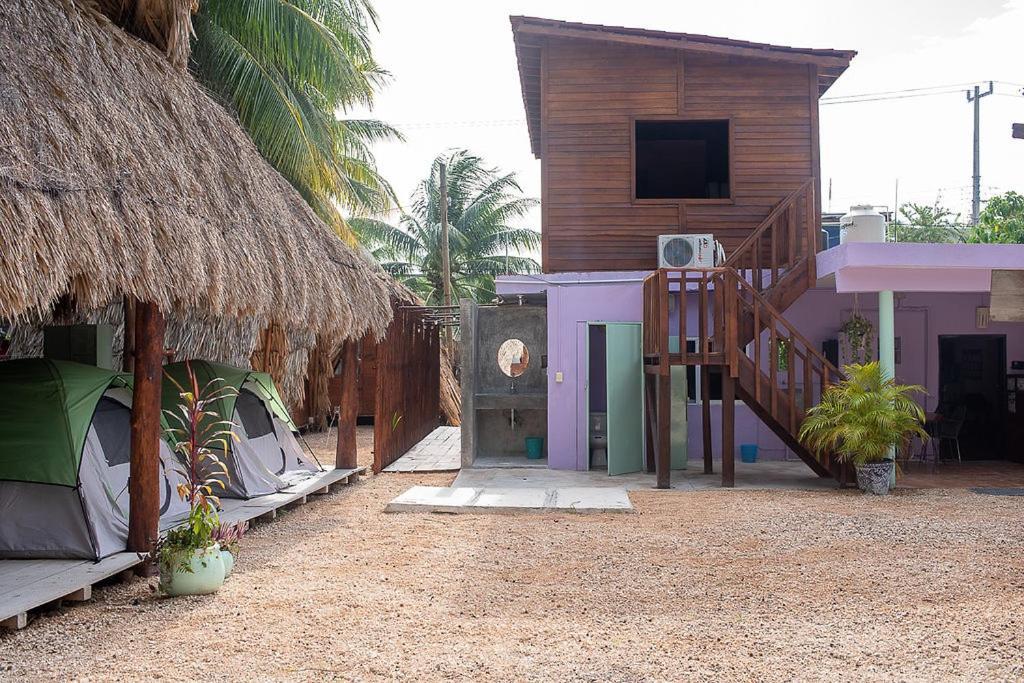Mapache Hostel&Camping Isla Holbox Exterior foto