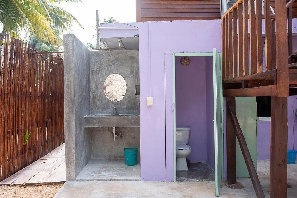 Mapache Hostel&Camping Isla Holbox Exterior foto