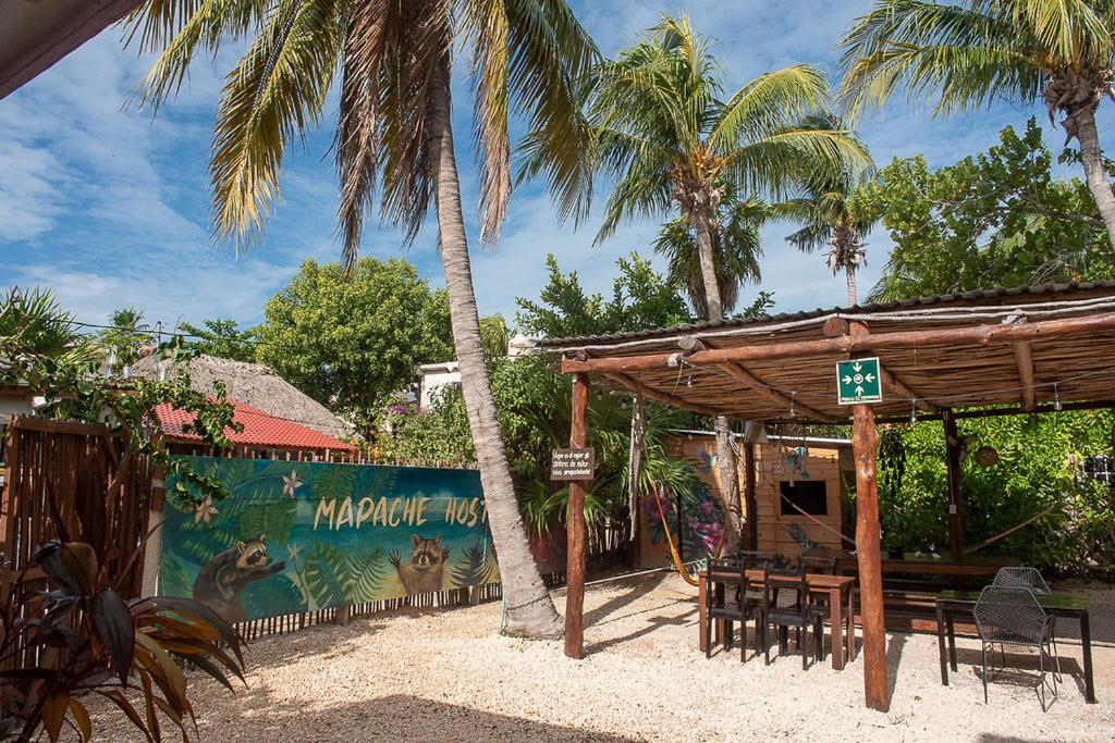 Mapache Hostel&Camping Isla Holbox Exterior foto